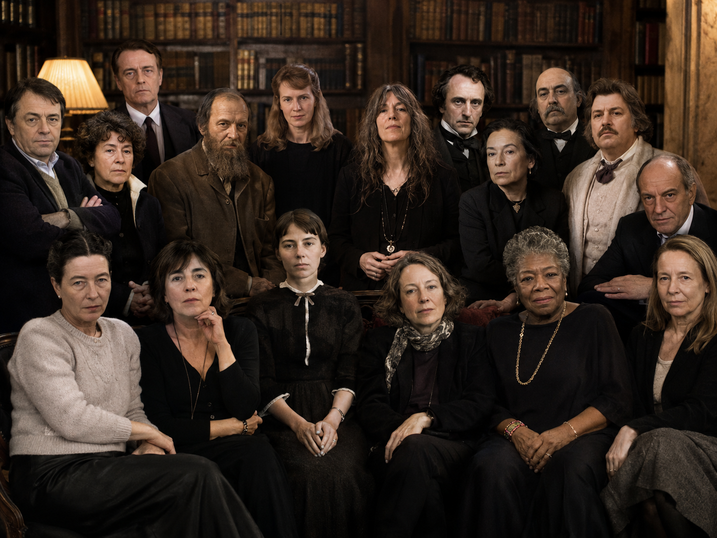 Group portrait of authors recommended by Dolores